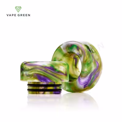 810 Resin Multicoloured Drip Tip For Sub-Ohm Tank - Green