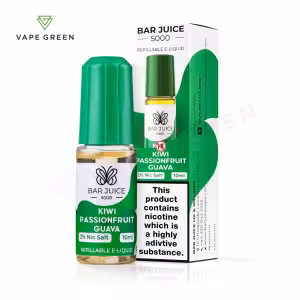 Kiwi Passionfruit Guava Nic Salt E-Liquid by Bar Juice 5000