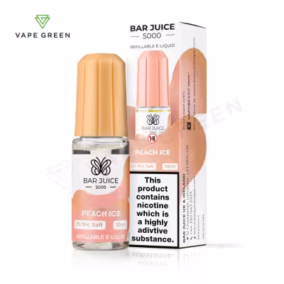 Peach Ice Nic Salt E-Liquid by Bar Juice 5000