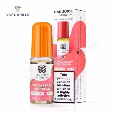 Strawberry Ice Cream Nic Salt E-Liquid by Bar Juice 5000