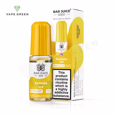 Banana Ice Nic Salt E-Liquid by Bar Juice 5000