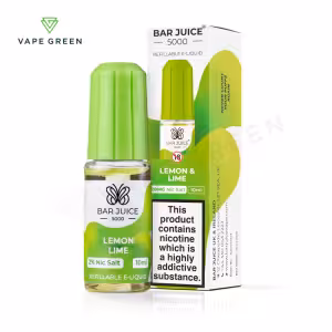 Lemon & Lime Nic Salt E-Liquid by Bar Juice 5000