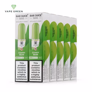 Gummy Bear Nic Salt E-Liquid by Bar Juice 5000 - 10 Pack