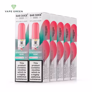 Strawberry Kiwi Nic Salt E-Liquid by Bar Juice 5000 - 10 Pack