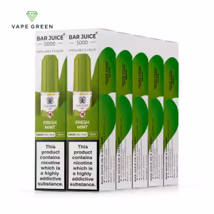Fresh Mint Nic Salt E-Liquid by Bar Juice 5000 - 10 Pack
