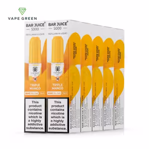 Triple Mango Nic Salt E-Liquid by Bar Juice 5000 - 10 Pack
