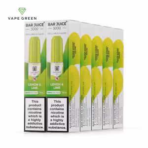 Lemon & Lime Nic Salt E-Liquid by Bar Juice 5000 - 10 Pack