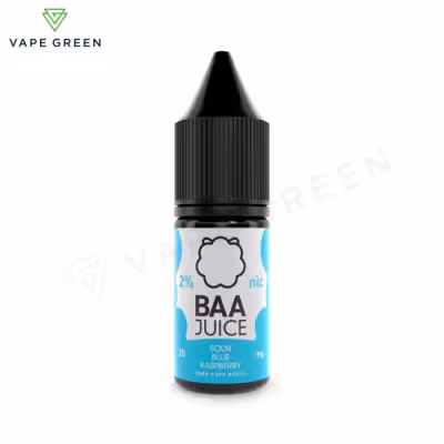 Sour Blue Raspberry Nic Salt E-Liquid by Baa Juice