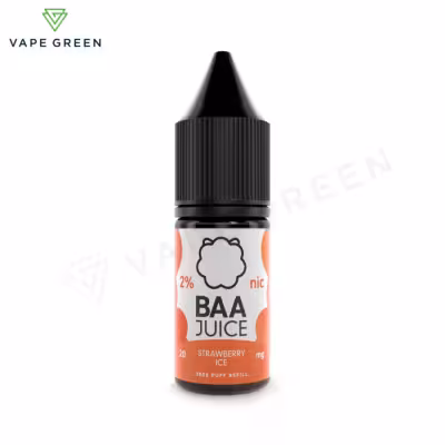 Strawberry Ice Nic Salt E-Liquid by Baa Juice