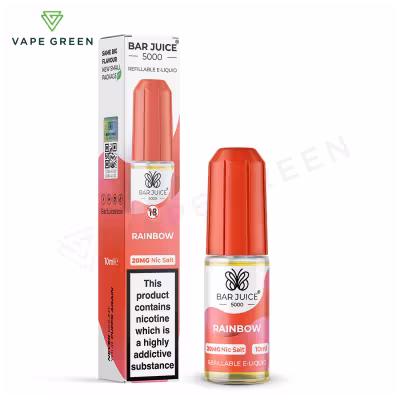 Rainbow Nic Salt E-Liquid by Bar Juice 5000