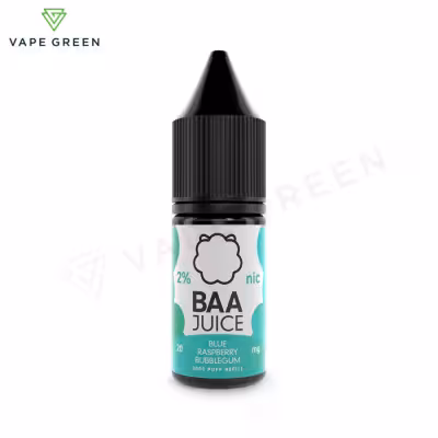 Blue Raspberry Bubblegum Nic Salt E-Liquid by Baa Juice