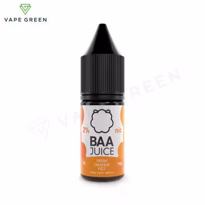 Fresh Orange Fizz Nic Salt E-Liquid by Baa Juice