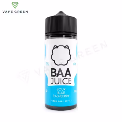 Sour Blue Raspberry Shortfill E-Liquid by Baa Juice 100ml