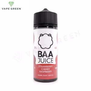 Strawberry Cherry Raspberry Shortfill E-Liquid by Baa Juice 100ml