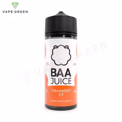 Strawberry Ice Shortfill E-Liquid by Baa Juice 100ml