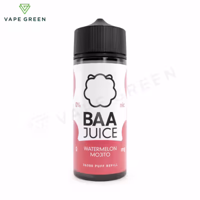 Watermelon Mojito Shortfill E-Liquid by Baa Juice 100ml