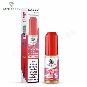 Strawberry Sour Raspberry Nic Salt E-Liquid by Bar Juice 5000