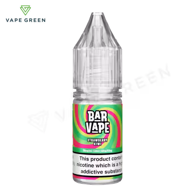 Strawberry Kiwi Nic Salt E-Liquid by Bar Vape