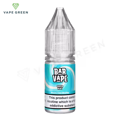 Super Mint Nic Salt E-Liquid by Bar Vape