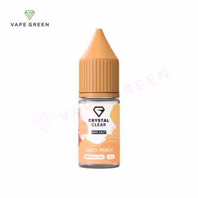 Juicy Peach Nic Salt E-Liquid by Crystal Clear