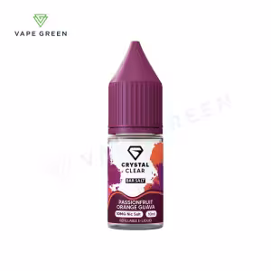 Passionfruit Orange Guava Nic Salt E-Liquid by Crystal Clear