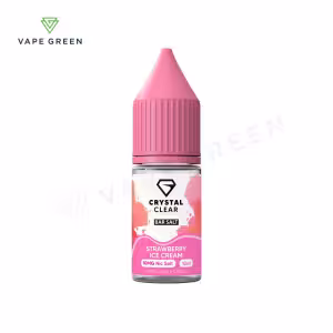 Strawberry Ice Cream Nic Salt E-Liquid by Crystal Clear