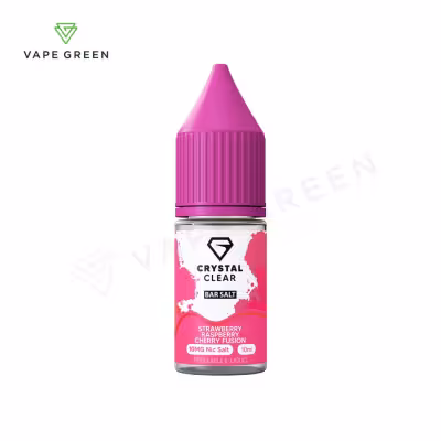 Strawberry Raspberry Cherry Fusion Nic Salt E-Liquid by Crystal Clear