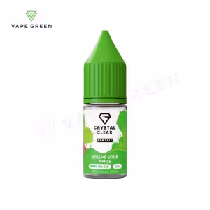 Xtreme Sour Apple Nic Salt E-Liquid by Crystal Clear