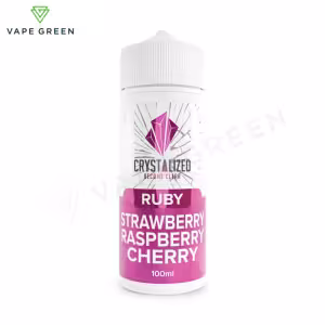 Ruby - Strawberry Raspberry Cherry Shortfill E-Liquid by Crystalized 100ml