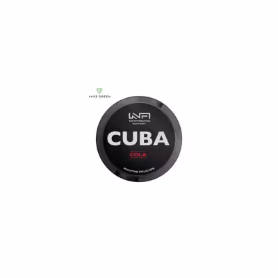 Cola Black Nicotine Pouches by Cuba