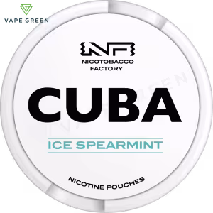 Ice Spearmint Nicotine Pouches by Cuba