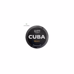 Peach Black Nicotine Pouches by Cuba