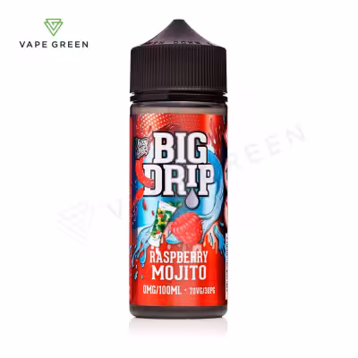 Raspberry Mojito Shortfill E-liquid by Big Drip 100ml