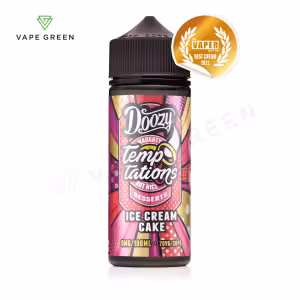 Ice Cream Cake Shortfill E-Liquid by Doozy Temptations 100ml