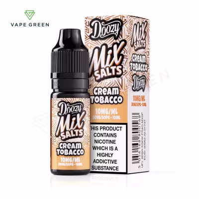Cream Tobacco Nic Salt E-Liquid by Doozy Mix Salts