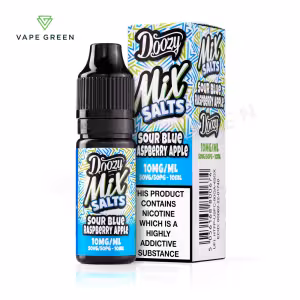 Sour Blue Raspberry Apple Nic Salt E-Liquid by Doozy Mix Salts