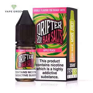 Apple Peach Nic Salt E-Liquid by Drifter Bar Salts