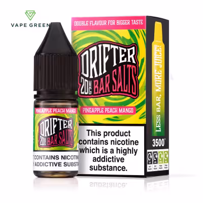 Pineapple Peach Mango Nic Salt E-Liquid by Drifter Bar Salts