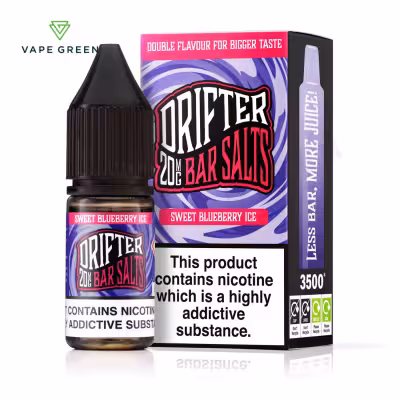 Sweet Blueberry Ice Nic Salt E-Liquid by Drifter Bar Salts