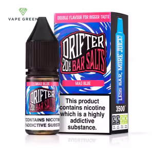 Mad Blue Nic Salt E-Liquid by Drifter Bar Salts