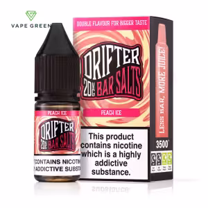 Peach Ice Nic Salt E-Liquid by Drifter Bar Salts