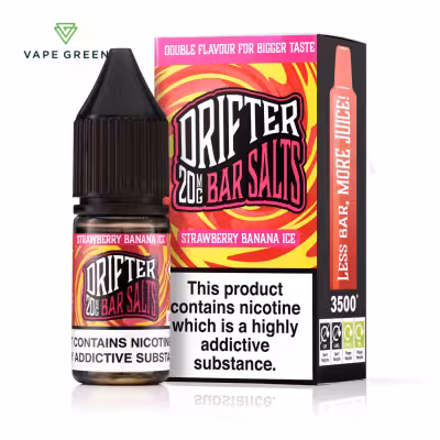 Strawberry Banana Ice Nic Salt E-Liquid by Drifter Bar Salts