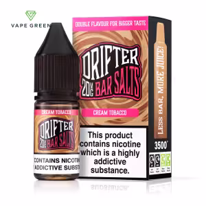 Cream Tobacco Nic Salt E-Liquid by Drifter Bar Salts