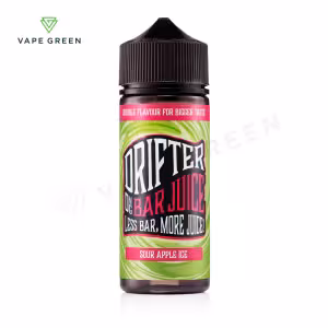 Sour Apple Ice Shortfill E-Liquid by Drifter Bar Juice 100ml