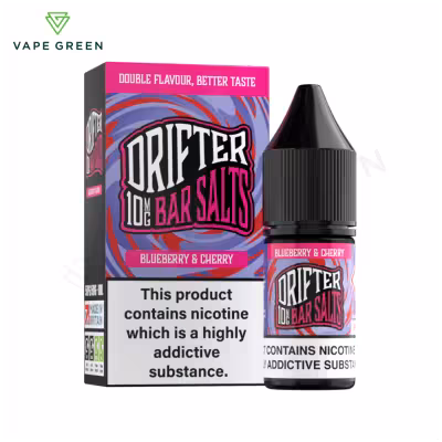 Blueberry & Cherry Nic Salt E-Liquid by Drifter Bar Salts