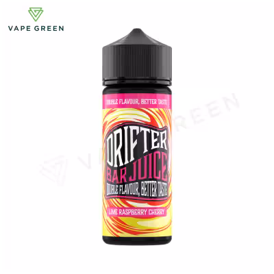 Lime Raspberry Cherry Shortfill E-Liquid by Drifter Bar Juice 100ml