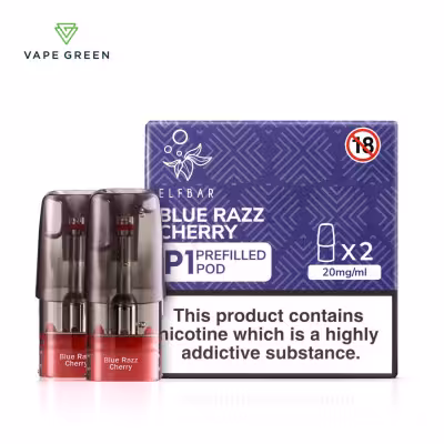 Blue Razz Cherry Prefilled Pods by Elf Bar Mate P1