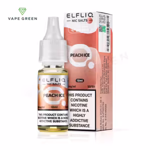 Peach Ice Nic Salt E-Liquid by Elf Bar Elfliq