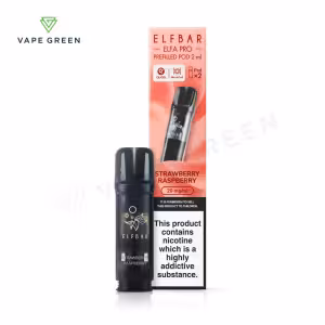 Strawberry Raspberry Prefilled Pods by Elf Bar Elfa Pro