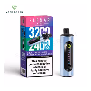 Blue Edition Prefilled Pod Kit by Elf Bar 4 in 1